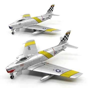 1/100 Skála AMERIKAI légierő F-86F Sabre körülvéve, militarizált Harci Repülőgép FU-910 Észak-Amerikai Légügyi F86 Kész Repülő Modell Ajándék