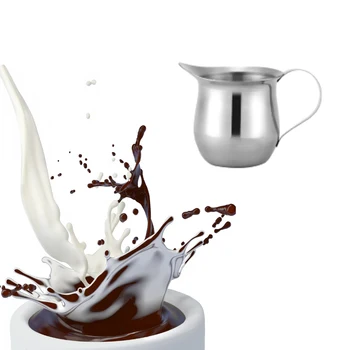 150ml Rozsdamentes Acél Habzó Kávé Dobó Húzza Virág Csésze Cappuccino Pot Espresso Csésze Latte Art tejhabosító Habzó Korsó