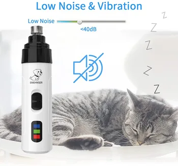 2 high-end alacsony zajszint kisállat macska-kutya körömvágók LED elektromos körömvágók pet supplies
