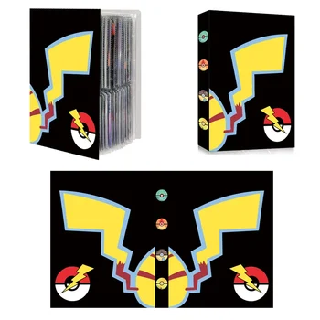 240Pcs Pokemon Kártyákat Album Könyv Pikachu Eevee OPCG Anime Térkép Levelet Jogosultja Binder Akció HD Protector Notebook Gyerekeknek, Ünnep, Ajándék