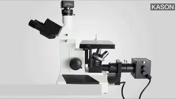 4XCE Trinocular Inverz Mikroszkóp Metallográfiai