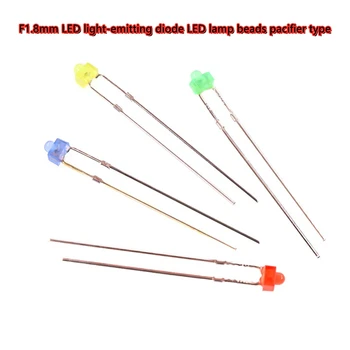 50pcs F1.8 mm-es LED-fénykibocsátó dióda LED lámpa gyöngyök cumi típus 1,8 mm