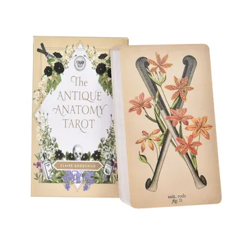 Az Antik Anatómia Tarot Kártyák angol Verzió pakli tarot kártyát PDF Útikönyv társasjátékok a Nők személyes használatra