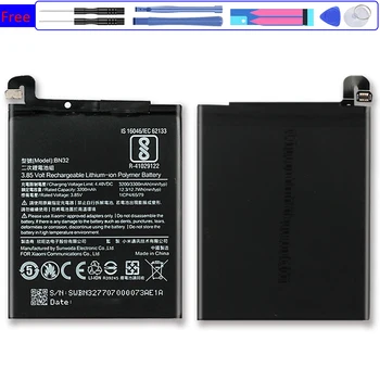 BN32 BM3E Mobiltelefon Akkumulátor a Xiaomi Mi 8 Mi8 M8 Mi 8 Mi8 Batterij + Ingyenes Eszközök