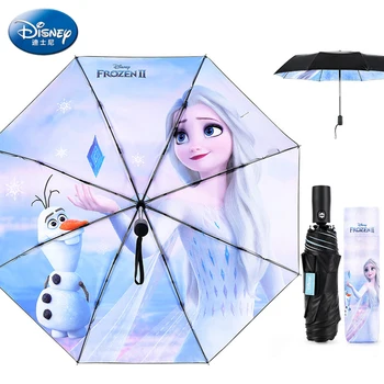 Disney Gyermek Esernyő Általános Iskola Lányok Automatikus Gyerekek Fagyasztott Hercegnő Elsa Belső hosszabb Óvoda Gyerek Esernyő