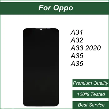 Eredeti Képernyő OPPO A31 A32 A33 2020 A35 LCD Kijelző érintőképernyő Digitalizáló A Keret Szerelvény Csere