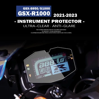 GSXR1000 Kiegészítők, Motoros Karcolás Klaszter Képernyő Suzuki GSXS950 GSXS1000 2023 Műszerfal Védelmi Eszköz Film