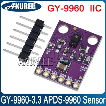 GY-9960-3.3 APDS-9960 közelség érzékelő érintésmentes gesztus észlelési RGB APDS9960 GY-9960 IIC 3.3 V Infravörös gesztus érzékelő