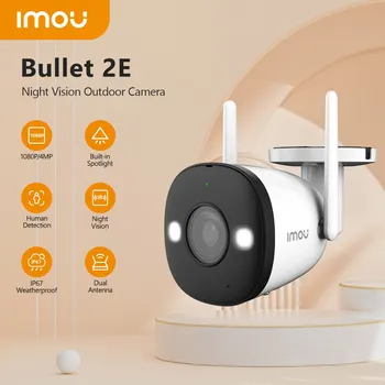IMOU Golyó 2E 2MP 4MP Színes éjjellátó Kamera, WiFi Kültéri Vízálló Home Security Ember Érzékeli Ip Kamera