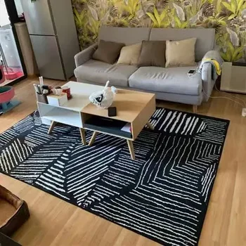 K2386 Négyzetméter modern minimalista szőnyeg, háztartási hálószoba szőnyeg
