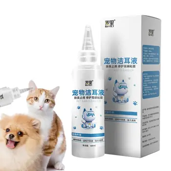 PetEar Tisztább Infecti0n Ellenőrzési Pet Spray-Egészségügyi Eszközök Tisztítása Earmite Ear Drops Nem Irritáló Hatású Tisztítószer Pet Supplies