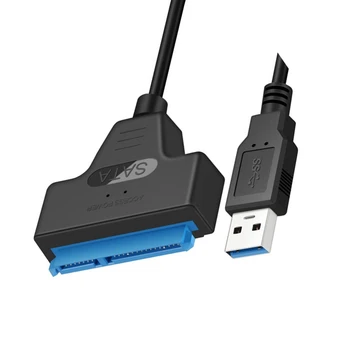 USB-Sata Kábel Sata 3-USB 3.0 Adapter USB-Sata Adapter Kábel Támogatja a 2,5 Hüvelyk Ssd Hdd Merevlemez