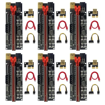 VER018 Plusz PCI-E Kelő Kártya PCI-Express 1X, Hogy 16X Hosszabbító Kábel Adapter Kártya Ethereum Bitcoin-Bányász ETH