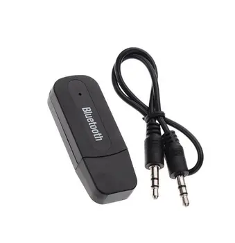 Vezeték nélküli Bluetooth-3,5 mm-es AUX Audio Sztereó Zene Haza autórádió Adapter Mic L