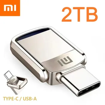 Xiaomi 2TB U Merevlemez-1 tb-os 512 gb-os, 256 gb-os 128GB USB 3.0 C-Típusú Interfész Mobil Telefon, Számítógép Kölcsönös Adás Hordozható USB-Memória