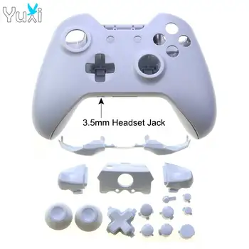 YuXi Csere Ház Shell Fedőlapokat Gombok Kit Xbox Vezérlő burkolata 3,5 mm-es Fülhallgató Jack
