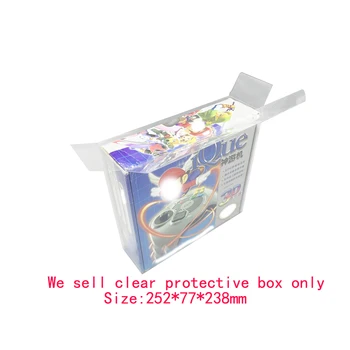 Átlátszó átlátszó burkolattal doboz IQUE játék gyűjtemény védő-tároló külső Kijelző PET műanyag dobozban