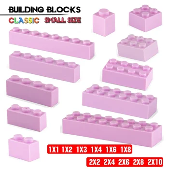 Épület-blokk, 2X6 2X8 1X4 1X8 lyuk Narancs tégla alapvető kellékek oktatás, kreativitás kompatibilis márka épület-blokk, játékok