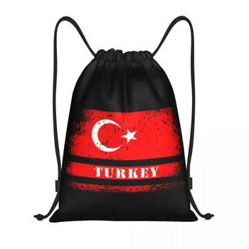 Évjárat Törökország Zászló Húzózsinórral Hátizsák Sport Táska a Nők a Férfiak török Isztambul Bevásárló Sackpack