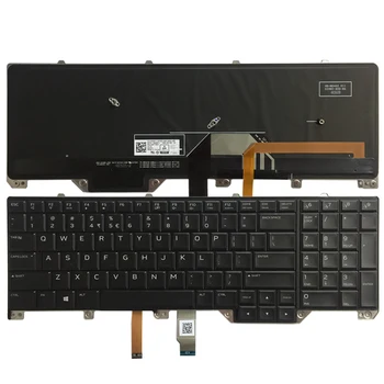 Új Laptop MINKET billentyűzet DELL Alienware M17 17 R4 R5 Háttérvilágítással 0ND5TJ PK1326T1B01